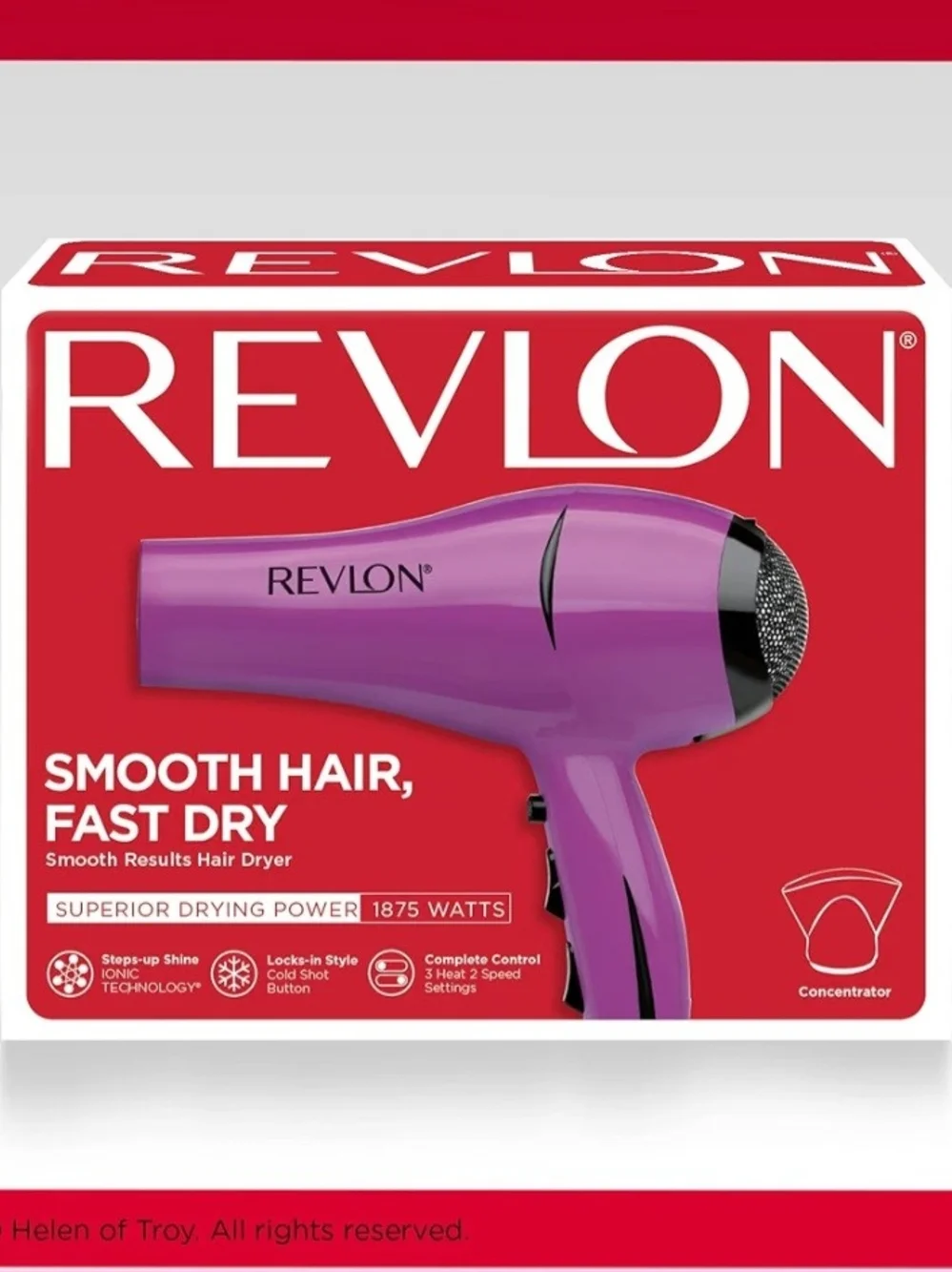 Revlon Purple Hair Dryer Nozzle Attachment